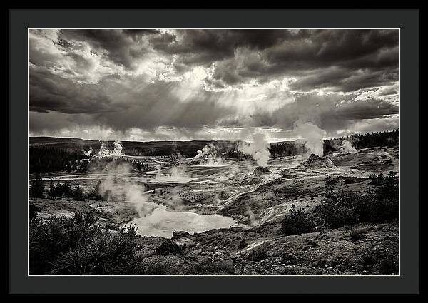 El Tatio Geysers Under Dramatic Skies