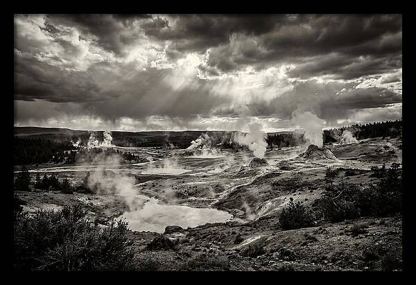 El Tatio Geysers Under Dramatic Skies