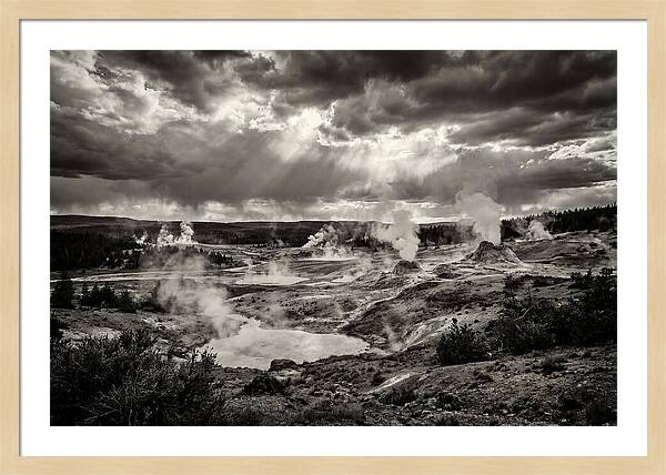 El Tatio Geysers Under Dramatic Skies
