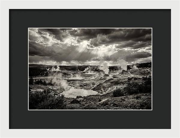 El Tatio Geysers Under Dramatic Skies