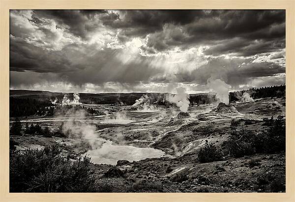 El Tatio Geysers Under Dramatic Skies