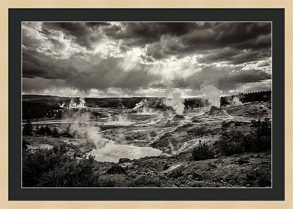 El Tatio Geysers Under Dramatic Skies