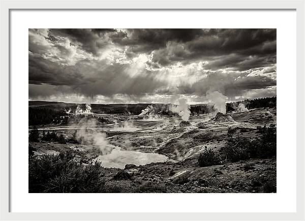 El Tatio Geysers Under Dramatic Skies