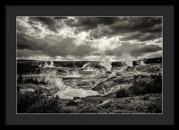 El Tatio Geysers Under Dramatic Skies