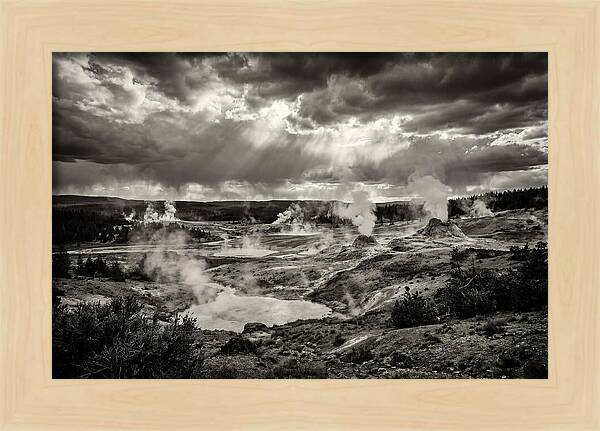 El Tatio Geysers Under Dramatic Skies