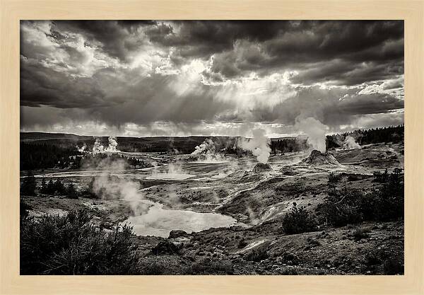 El Tatio Geysers Under Dramatic Skies