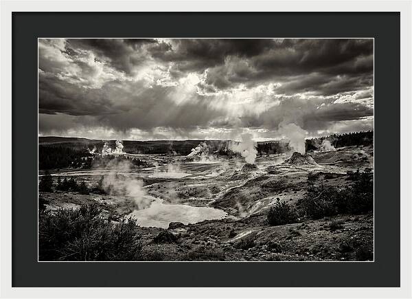 El Tatio Geysers Under Dramatic Skies