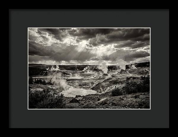 El Tatio Geysers Under Dramatic Skies