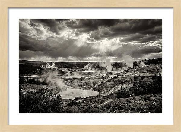 El Tatio Geysers Under Dramatic Skies