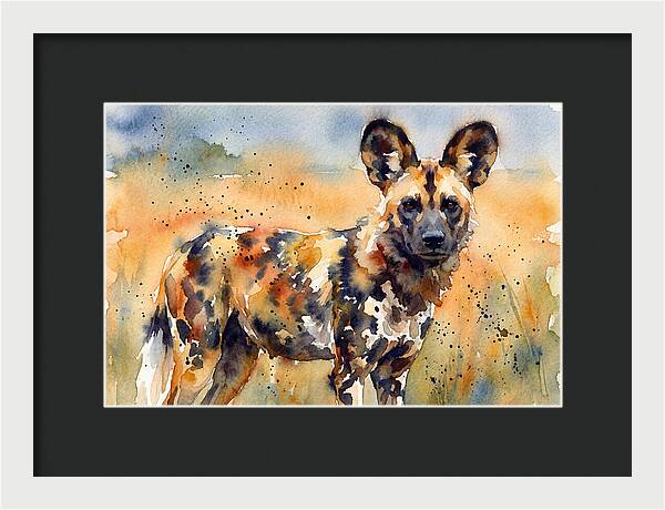 Elegant African Canine