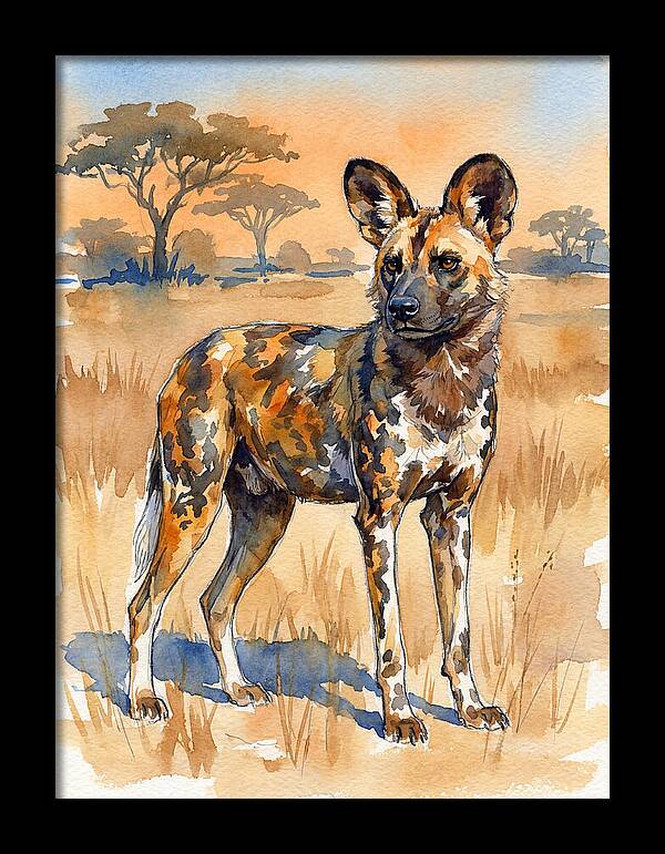 Elegant African Wild Dog