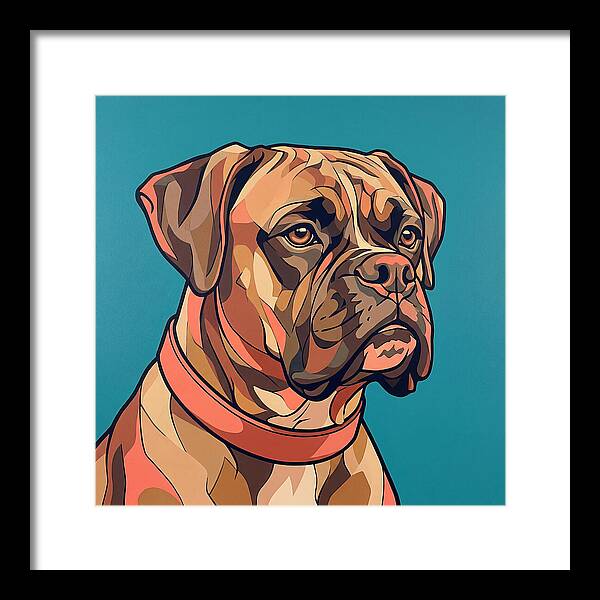 Elegant Boxer Canine