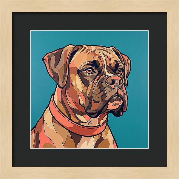 Elegant Boxer Canine
