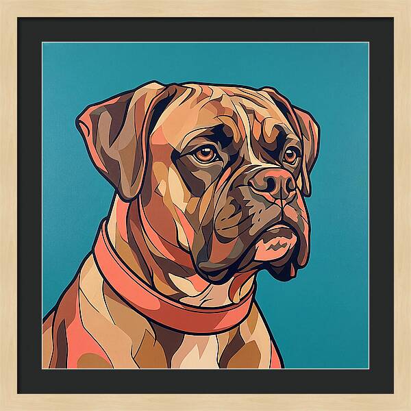 Elegant Boxer Canine