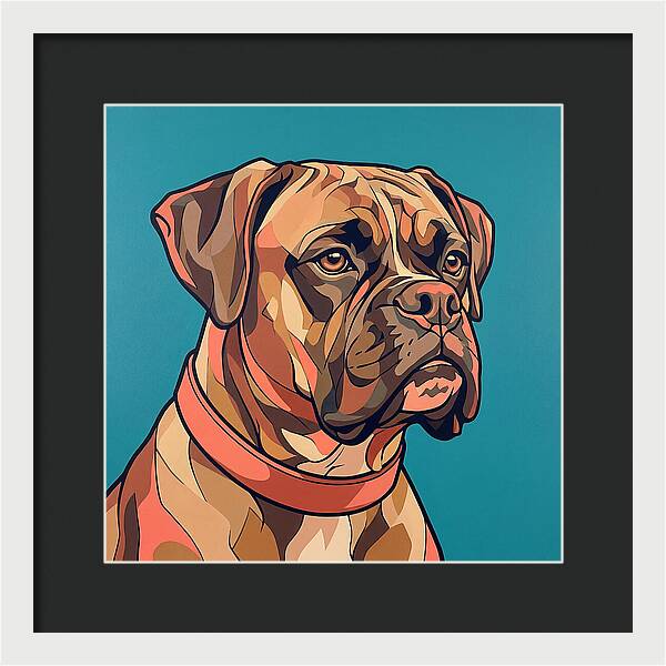 Elegant Boxer Canine