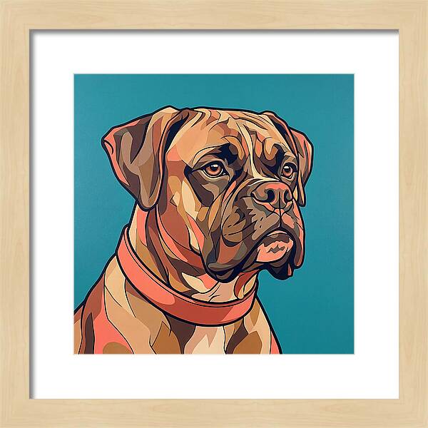 Elegant Boxer Canine