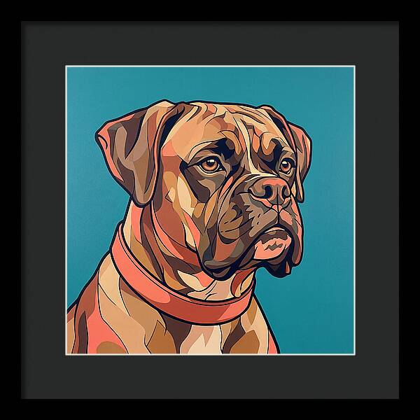 Elegant Boxer Canine