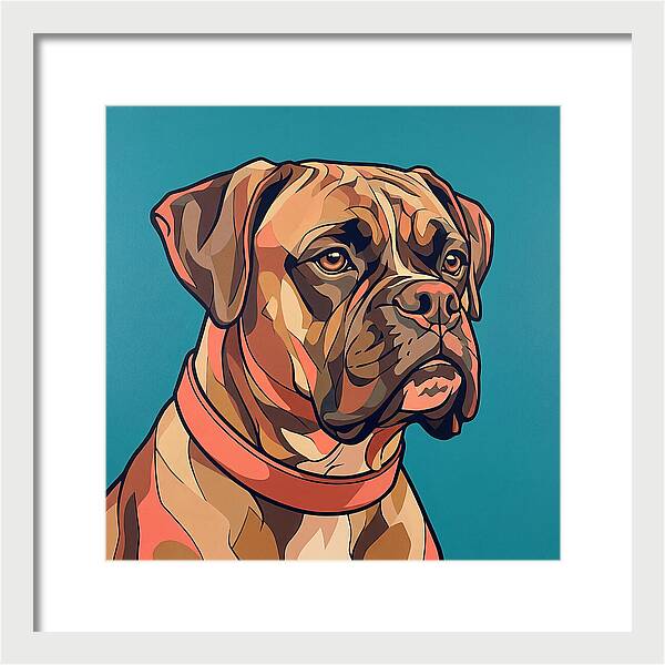 Elegant Boxer Canine