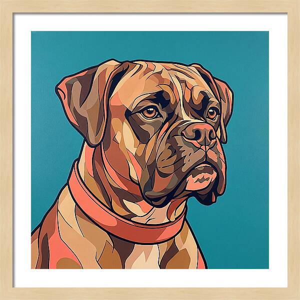 Elegant Boxer Canine