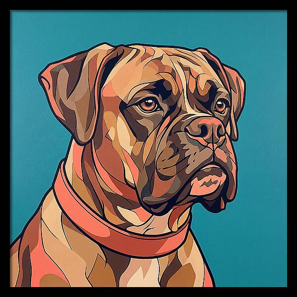 Elegant Boxer Canine