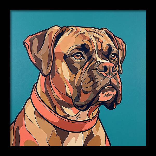 Elegant Boxer Canine