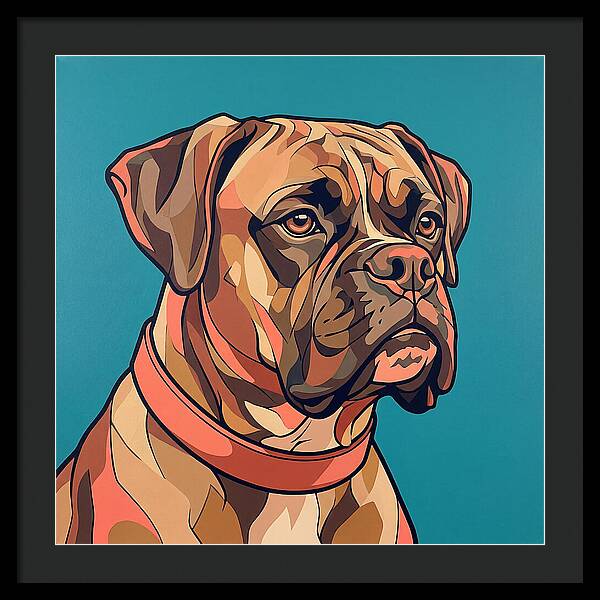 Elegant Boxer Canine