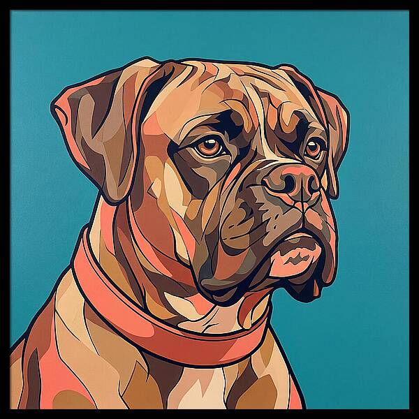 Elegant Boxer Canine
