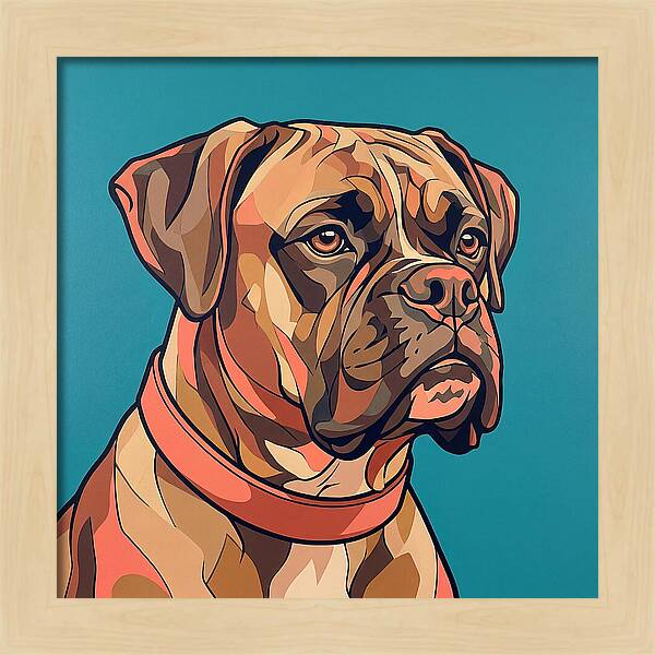 Elegant Boxer Canine