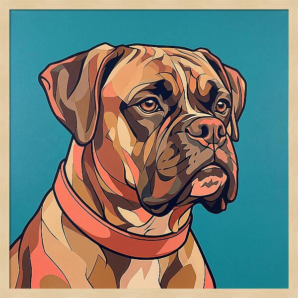 Elegant Boxer Canine
