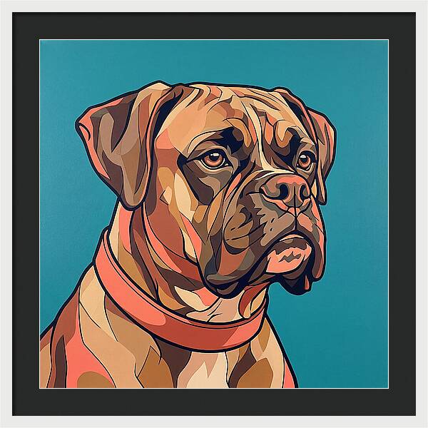 Elegant Boxer Canine