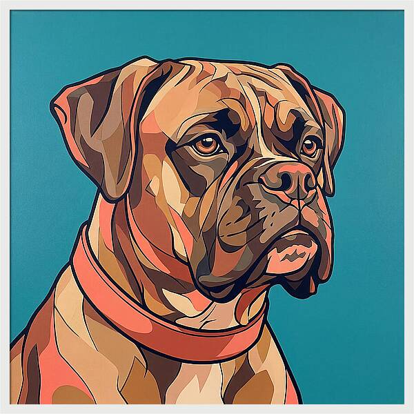 Elegant Boxer Canine