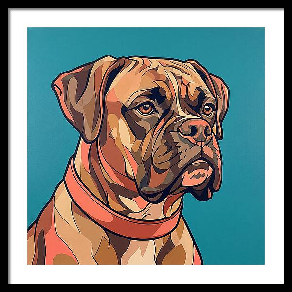 Elegant Boxer Canine