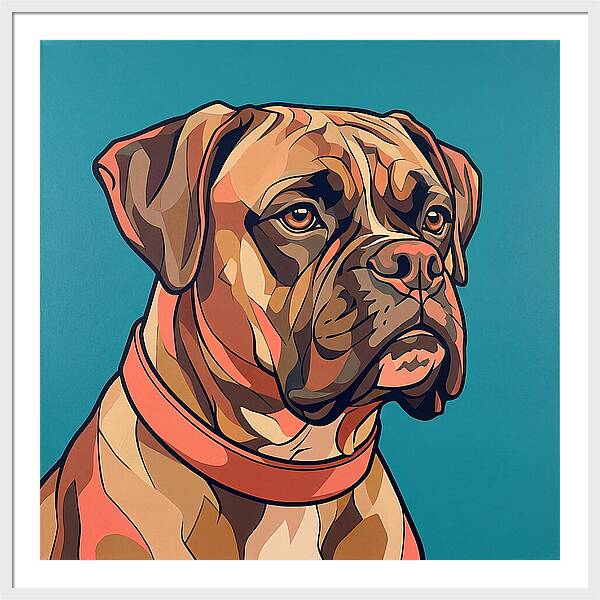 Elegant Boxer Canine
