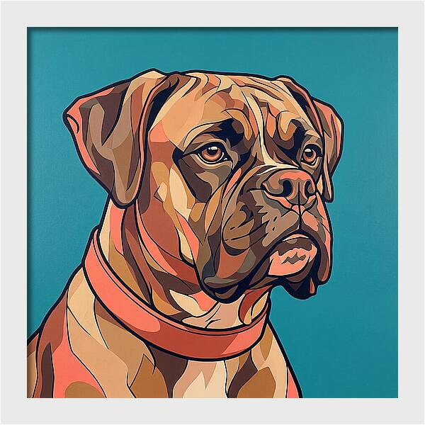 Elegant Boxer Canine