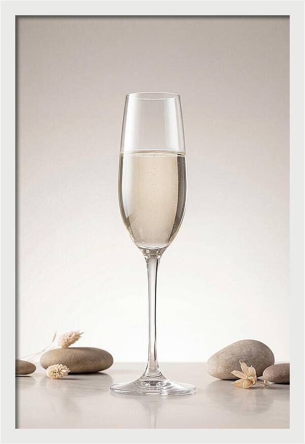 Elegant Champagne Flute Display