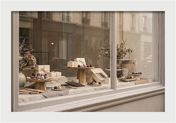 Elegant Chocolate Display