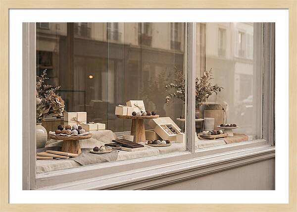 Elegant Chocolate Display