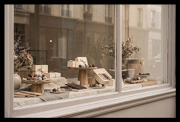 Elegant Chocolate Display