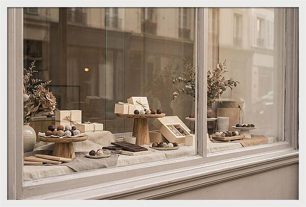 Elegant Chocolate Display