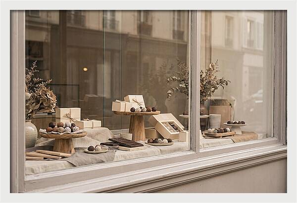 Elegant Chocolate Display
