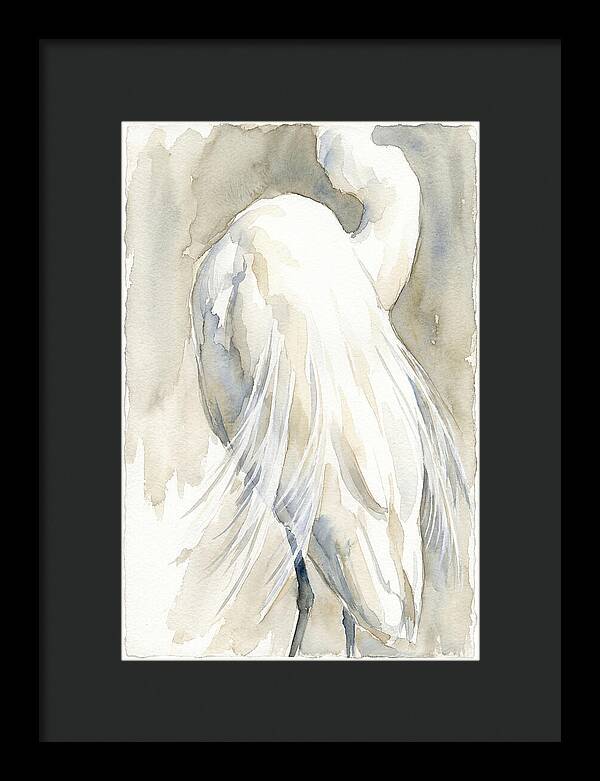Elegant Egret In Watercolor