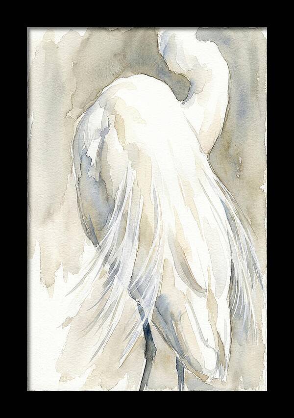 Elegant Egret In Watercolor
