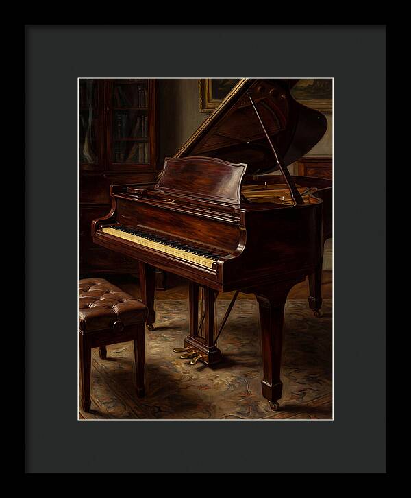 Elegant Grand Piano In A Cozy Room