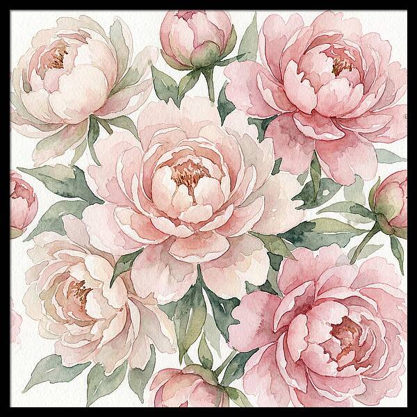 Elegant Peony Blossoms