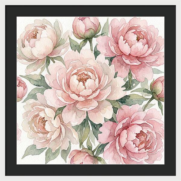 Elegant Peony Blossoms