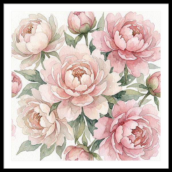 Elegant Peony Blossoms
