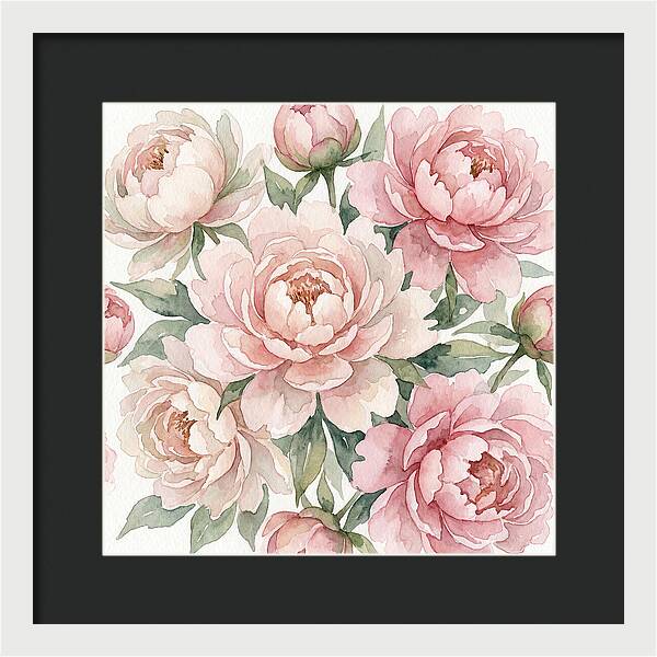 Elegant Peony Blossoms
