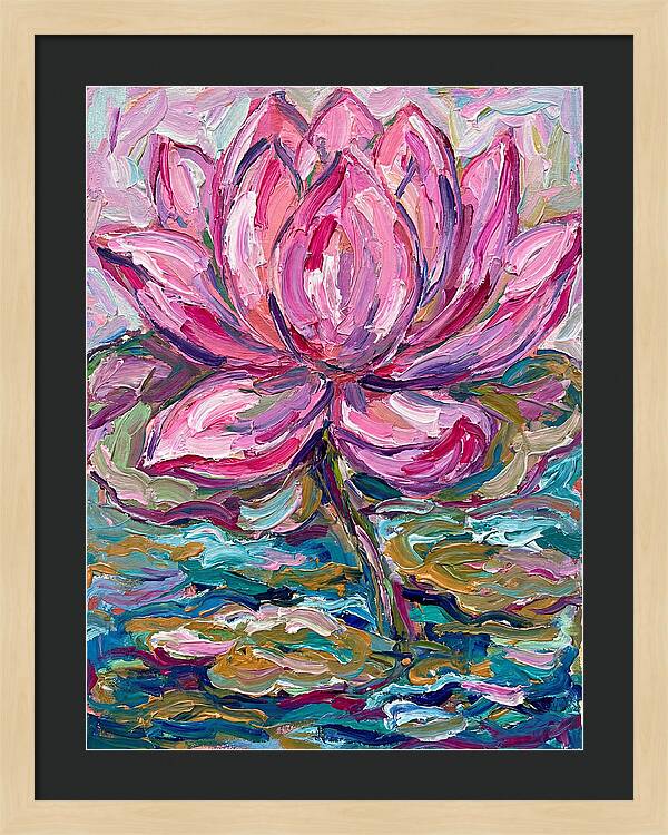 Elegant Pink Lotus Flower