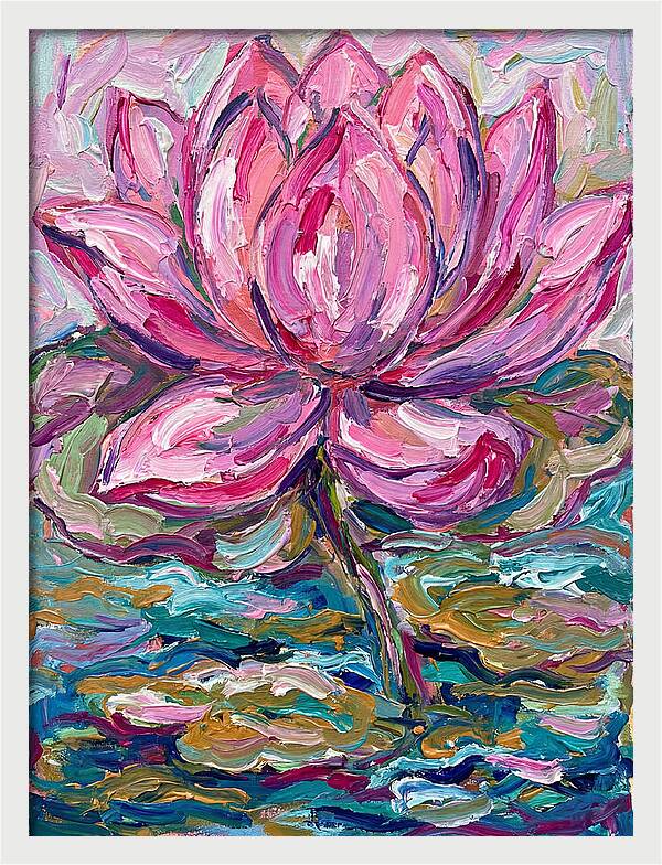 Elegant Pink Lotus Flower