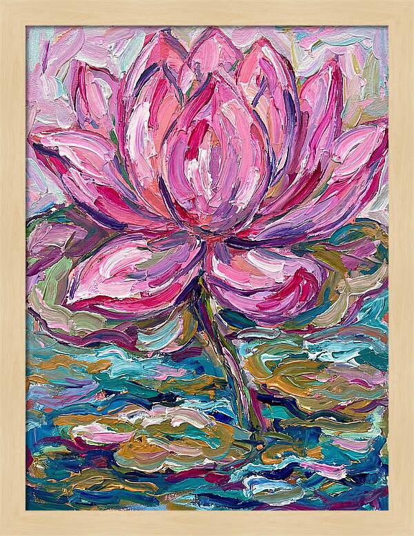 Elegant Pink Lotus Flower